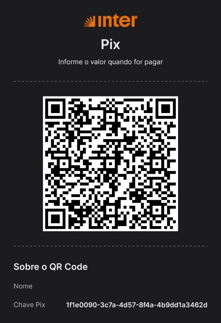 QR Code Pix para apoiar a Órbita